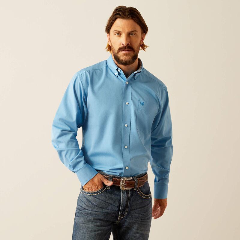 Ariat Solid Blue LS Shirt