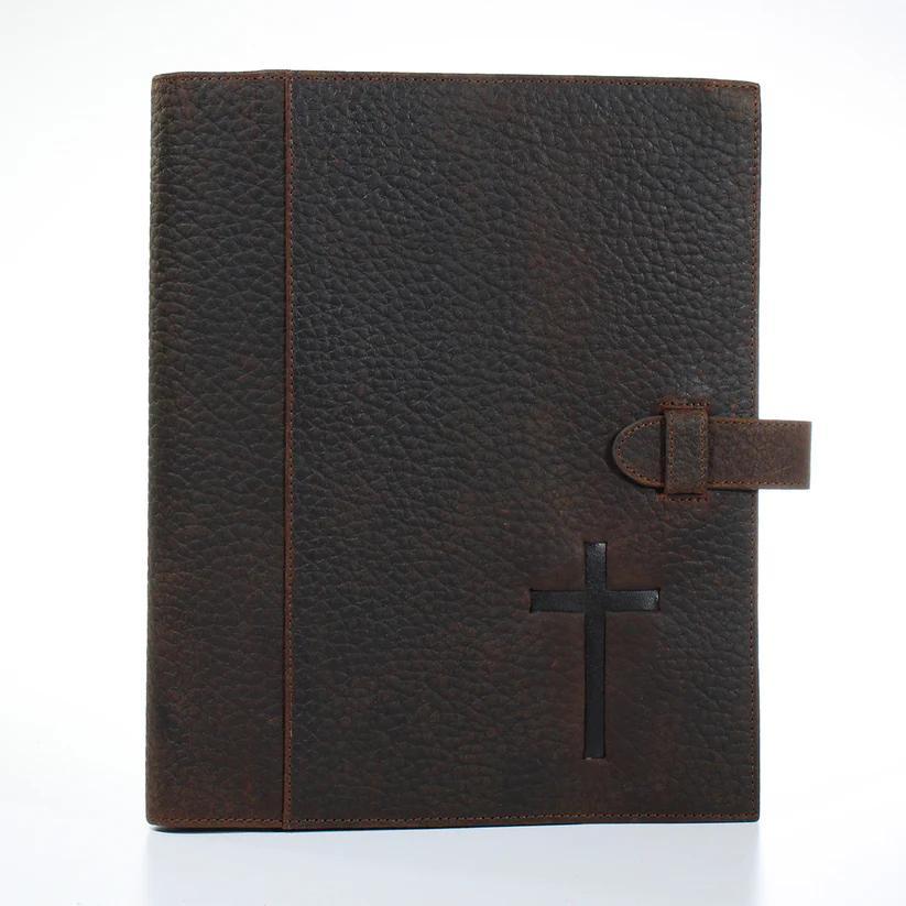 Nocona Dark Brown Cross Bible Cover