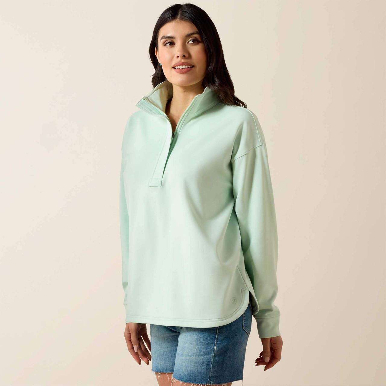 Ariat Dusty Aqua Breeze 1/2 Zip Pullover