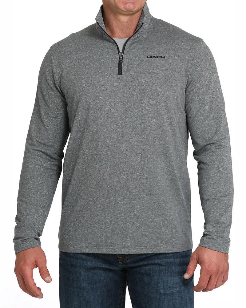 Cinch Arenaflex Quarter Zip Pullover Charcoal