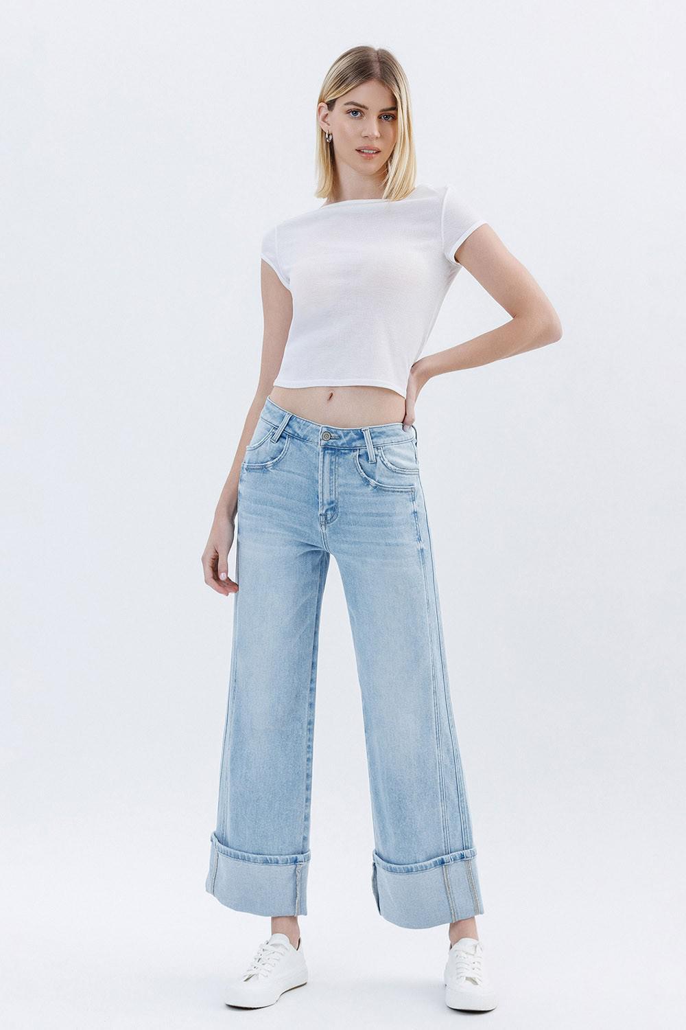 Flying Monkey Wild Horses Cuffed Jeans