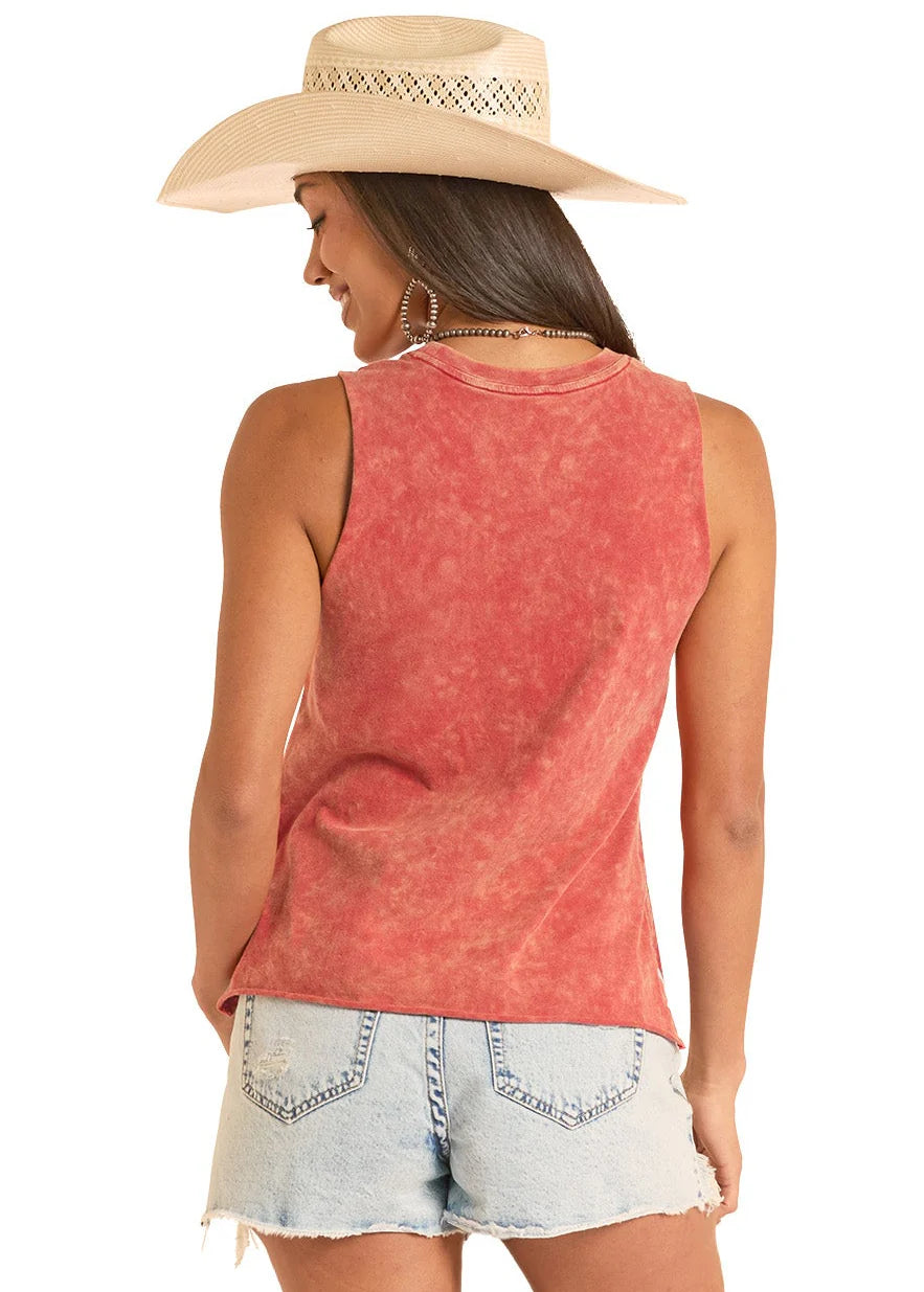 Rock&Roll Women's Best in the West Graphic Tank Top