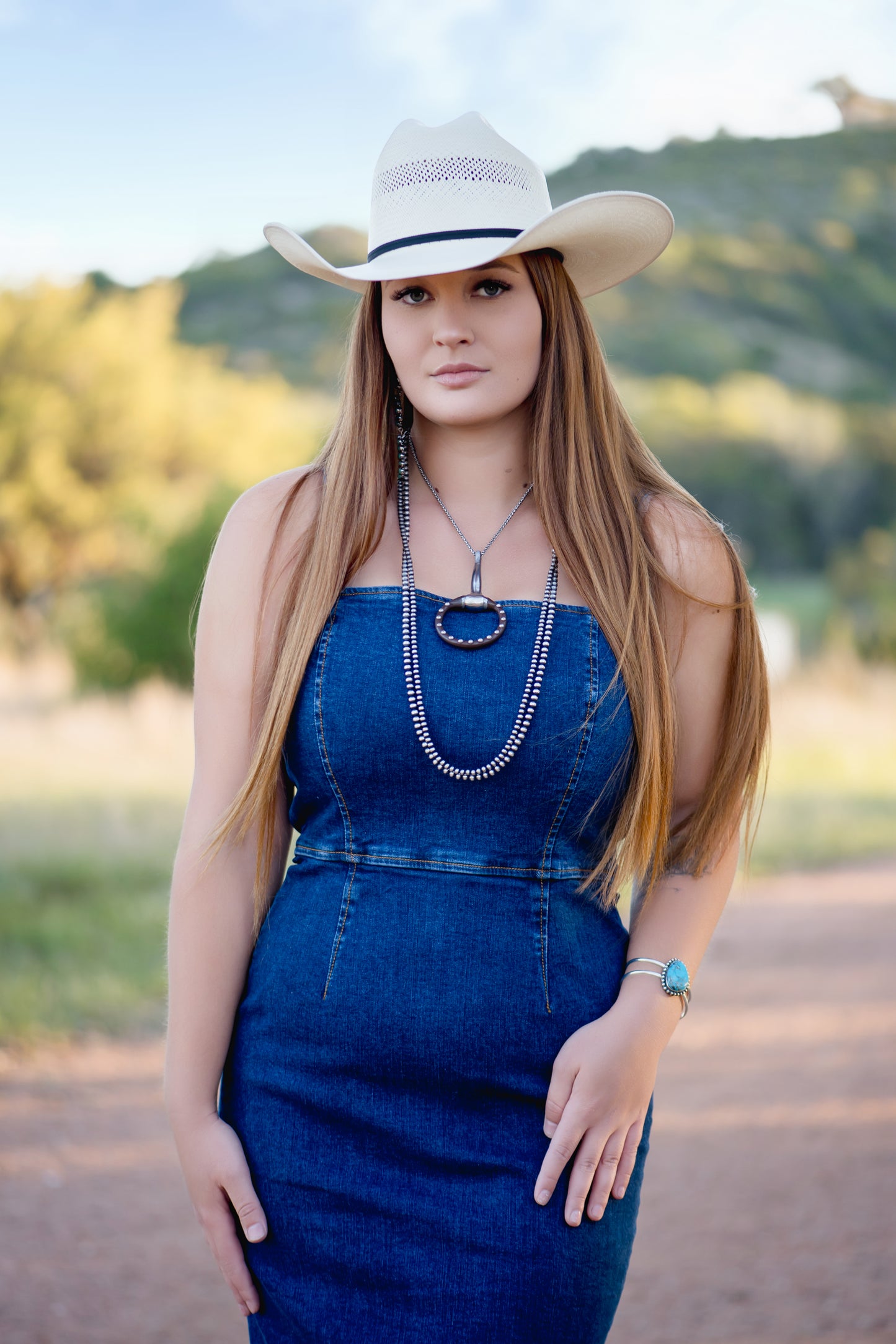 Stetson Cami Strap Denim Dress