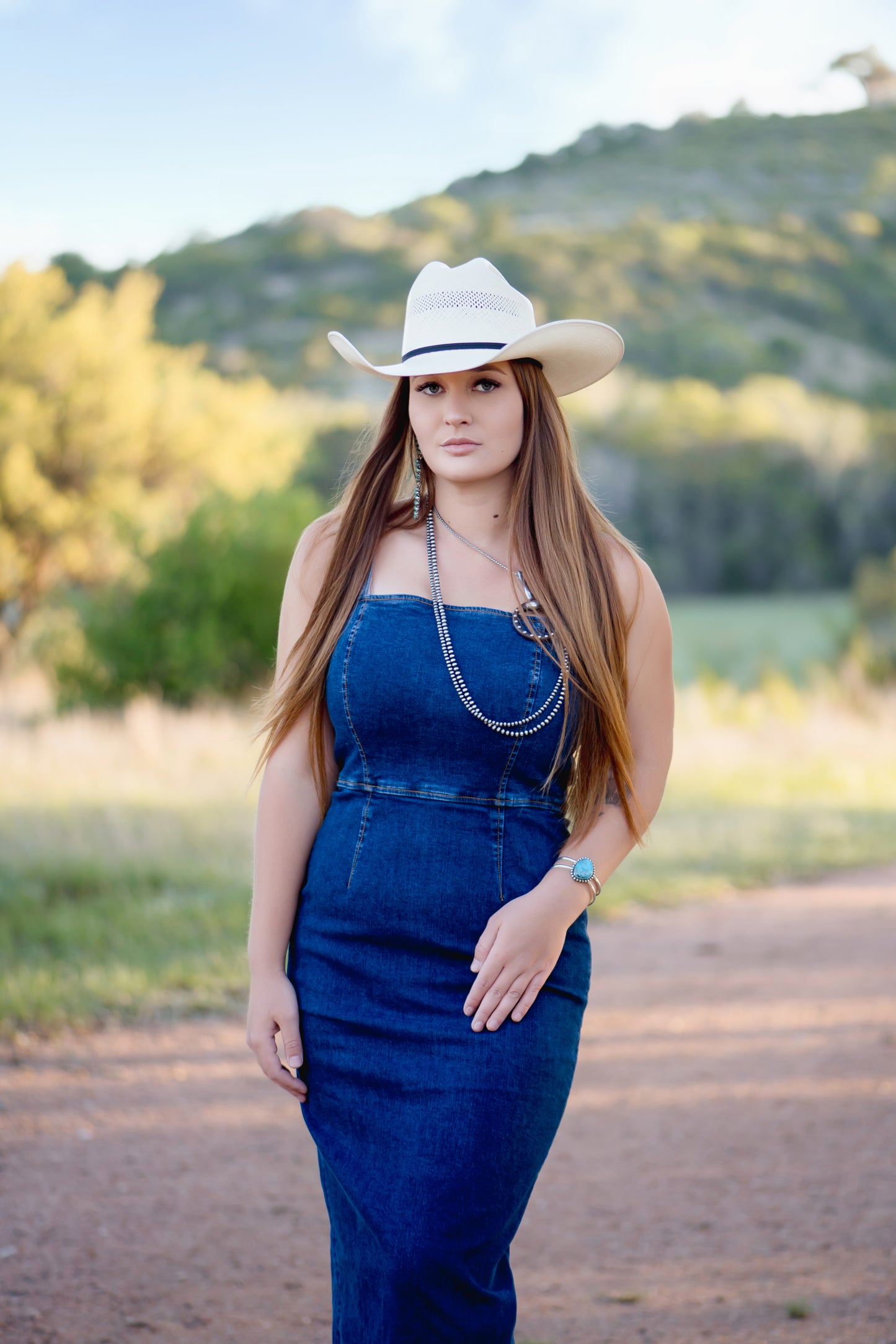 Stetson Cami Strap Denim Dress