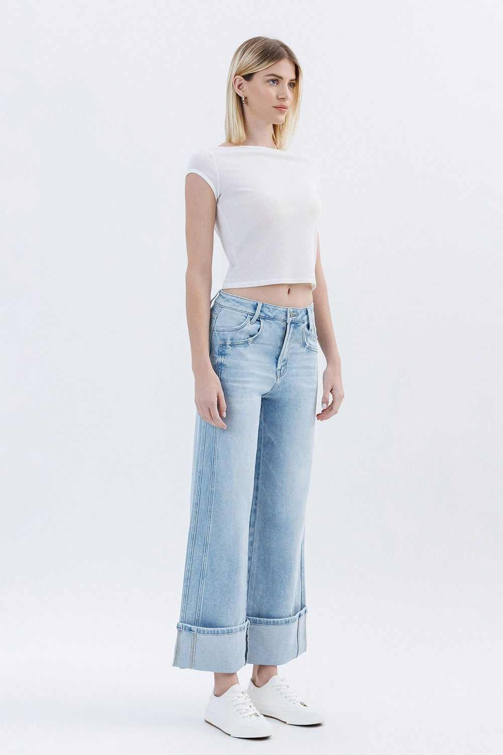 Flying Monkey Wild Horses Cuffed Jeans