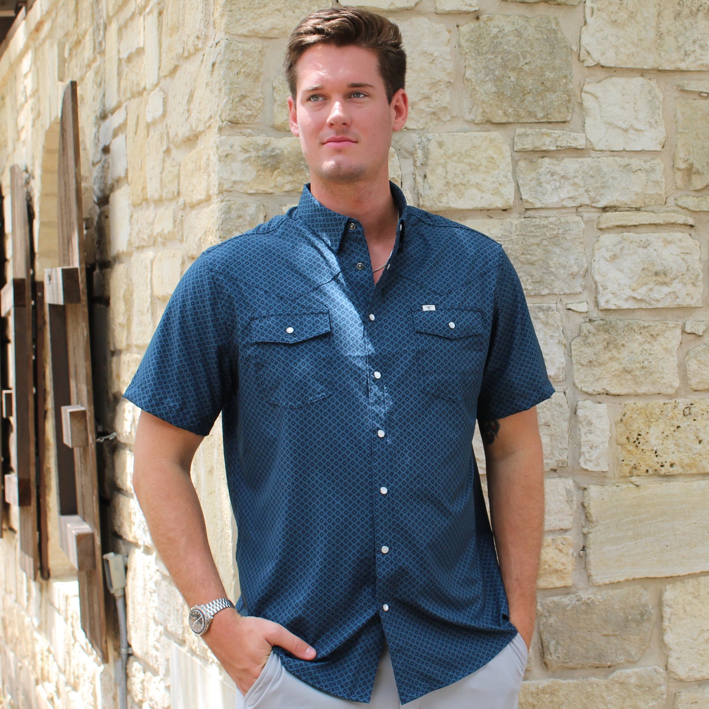 Ferrell The Frost SS Snap Shirt