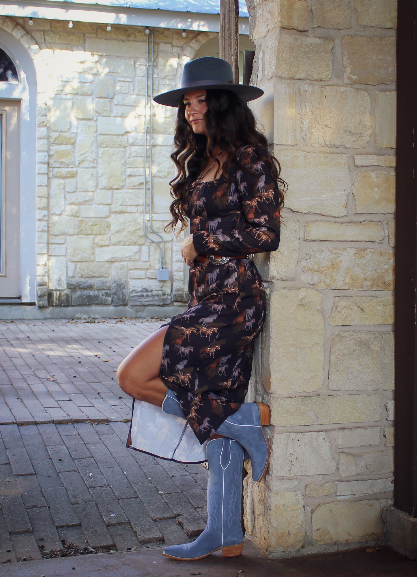 Rock&Roll Horse Print Dress
