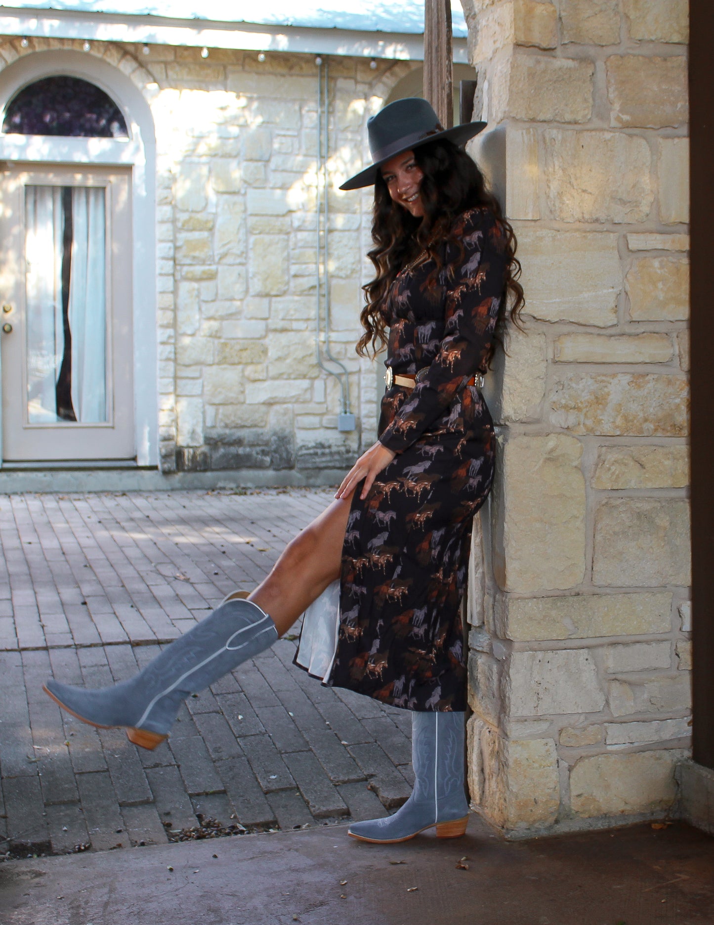 Rock&Roll Horse Print Dress