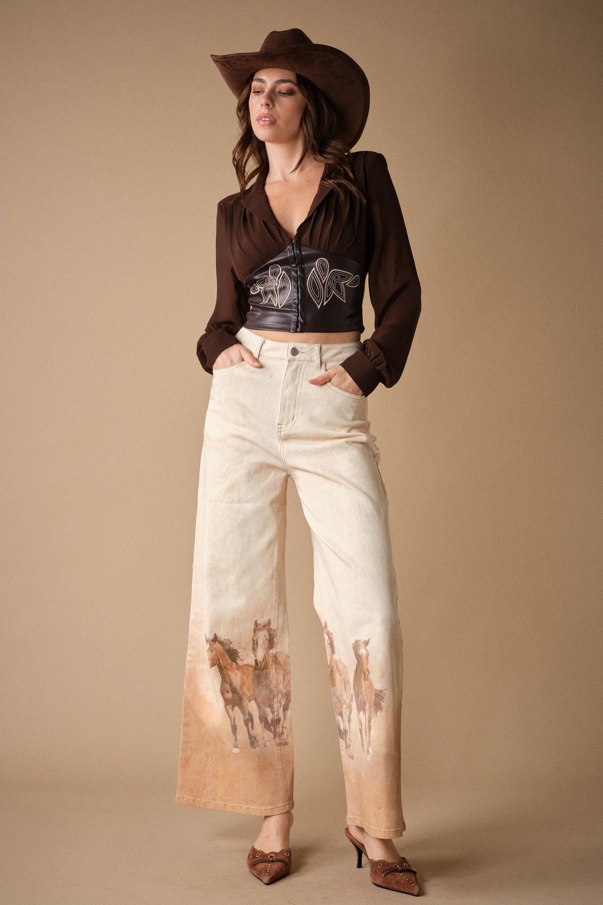 Wild Horse Wide Leg Jeans - Petticoat Junction