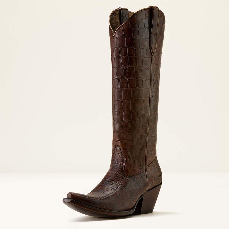 Ariat Casanova Luxe Espresso Croc Print - Petticoat Junction