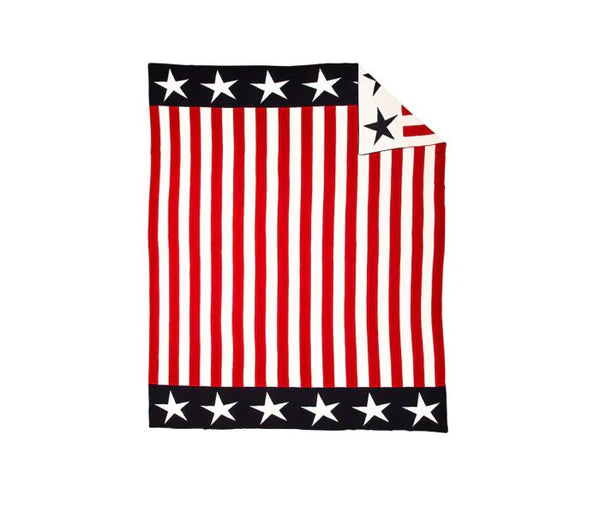 Myra American Flag Throw