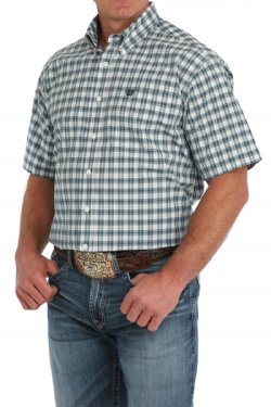 Cinch Blue Plaid Shirt