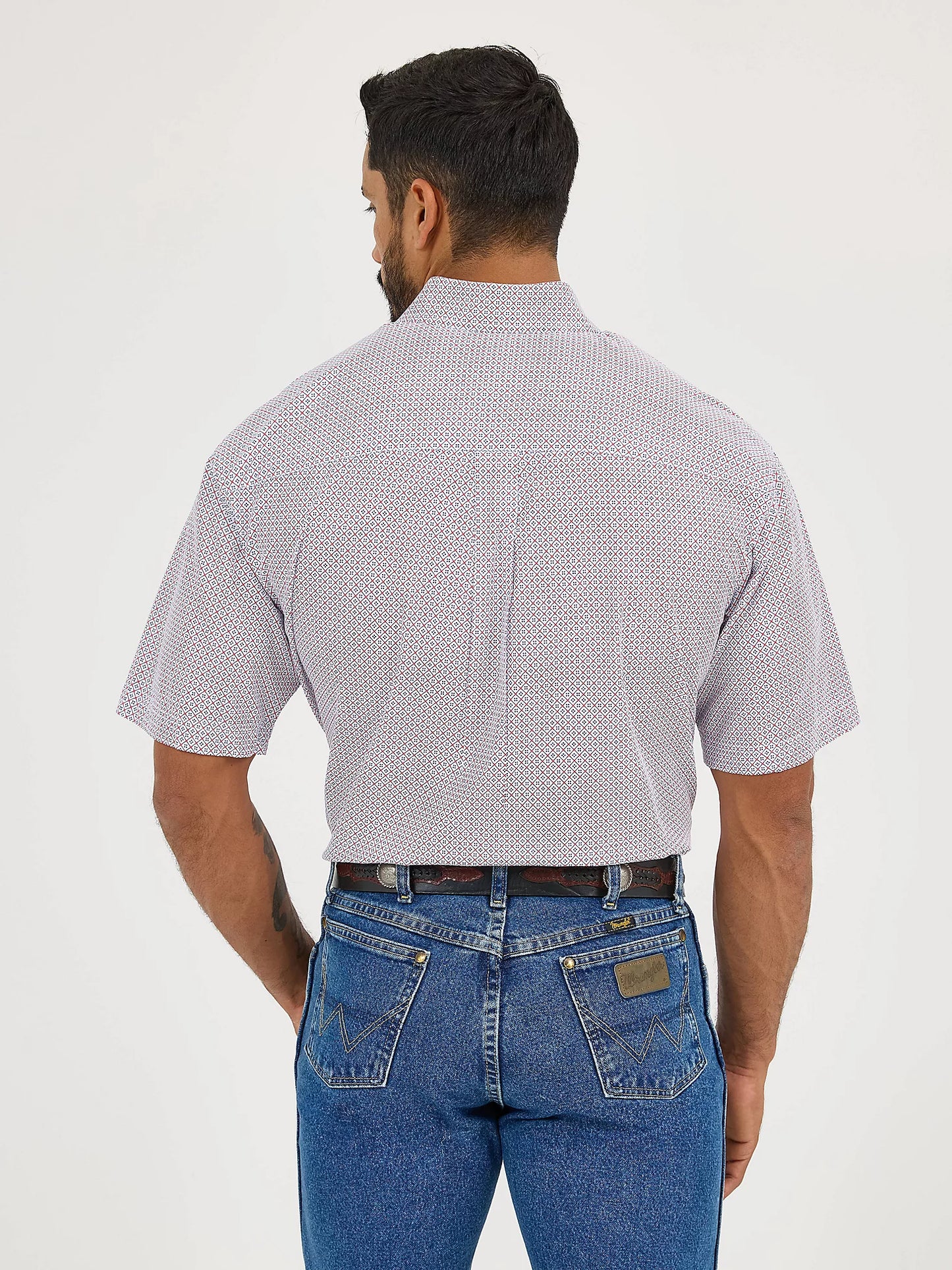 Wrangler George Strait Blue Print Shirt