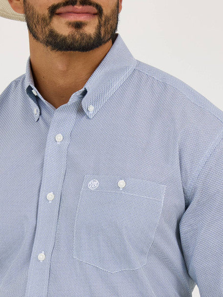 Wrangler Blue Classic SS Shirt