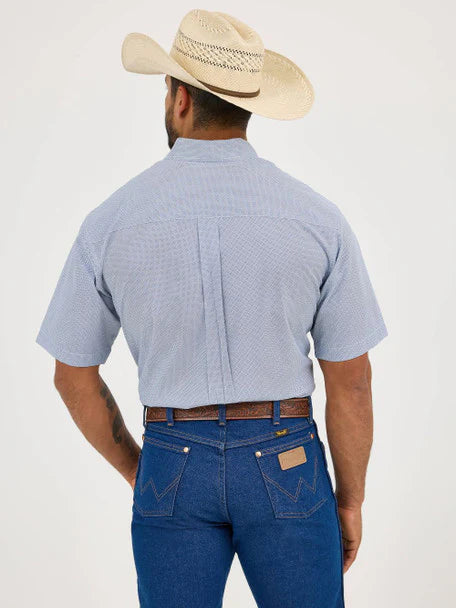 Wrangler Blue Classic SS Shirt