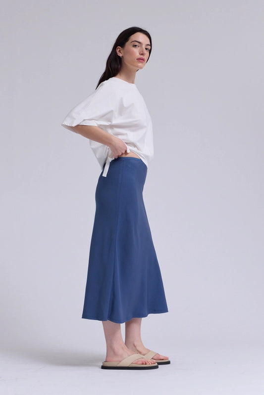 G&G Satin Blue Dusk Skirt