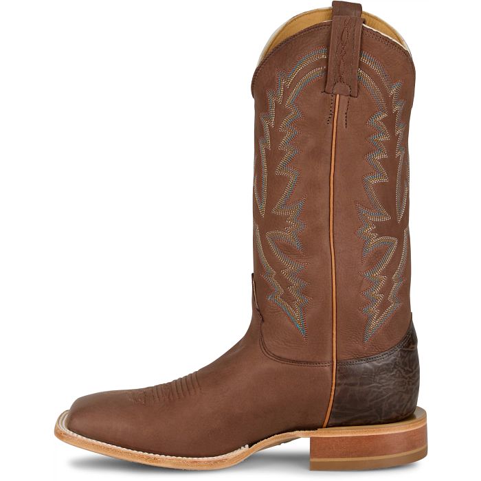 Justin Boston Chocolate Deer Brown Boot