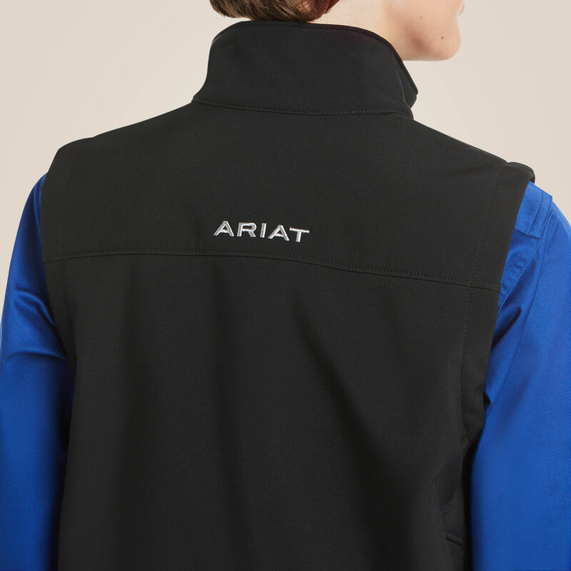 Ariat Boy's Vernon Softshell Vest Black