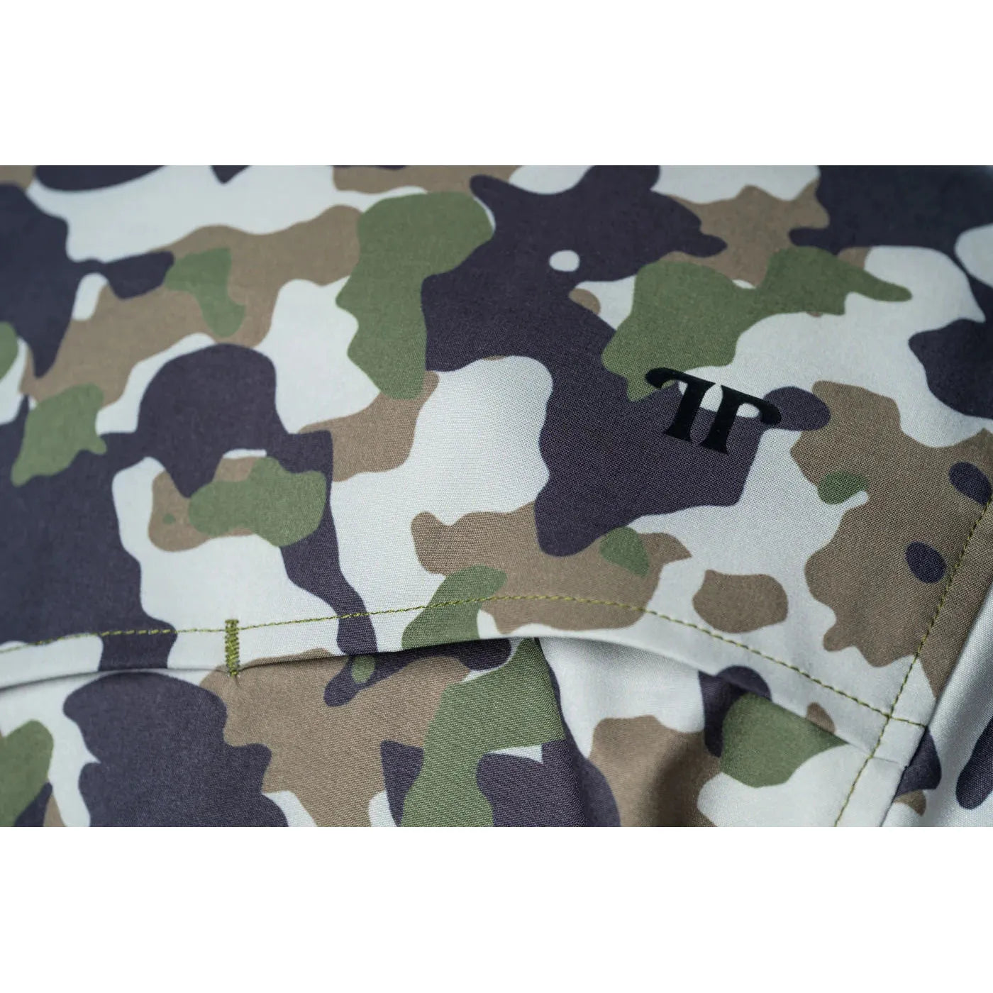 Ferrell Short Sleeve Snap Shirt Olive Camo