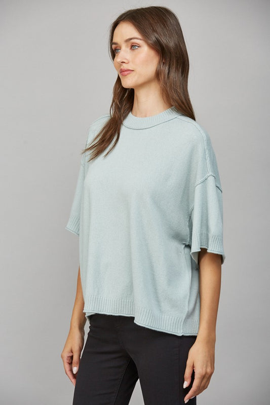 Fate Cashmere Blend Sweater Mint