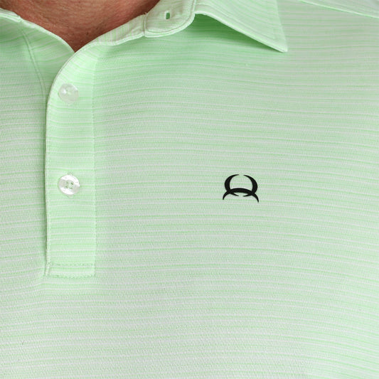 Cinch Green Arenaflex Polo Shirt