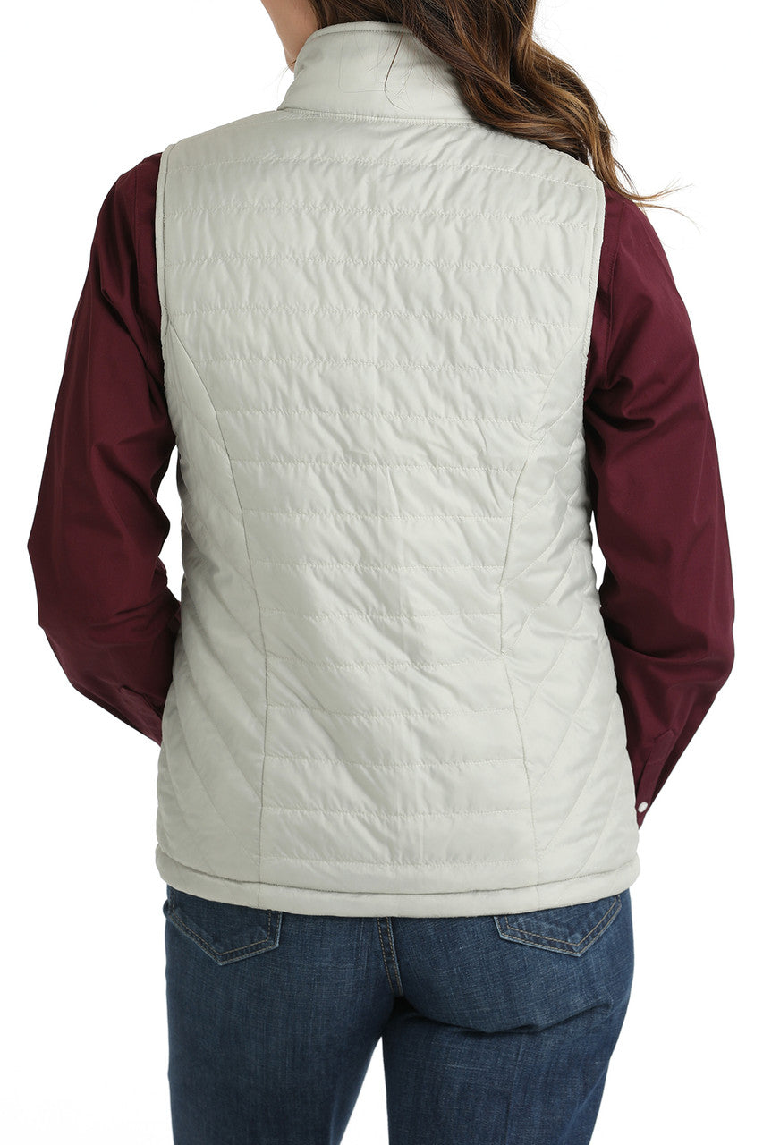 Cinch Women's Black & White Reversible Vest