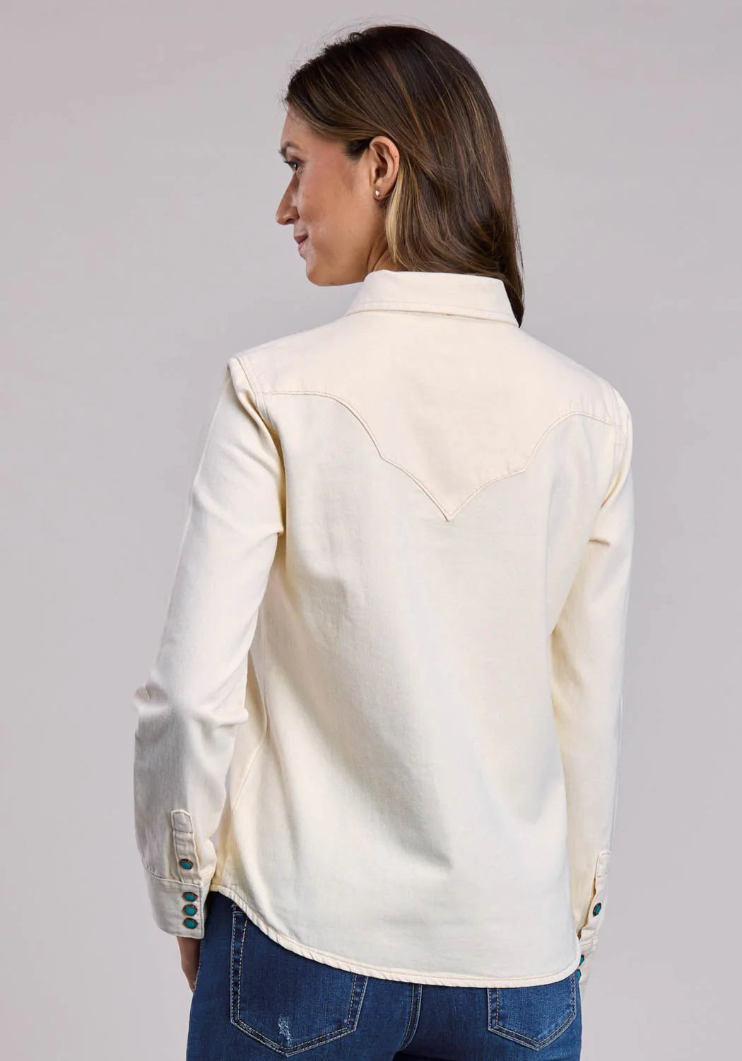 Stetson Cream Denim Shirt