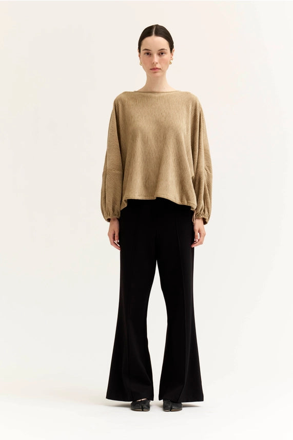 G&G Crinkle Velvet Blouse