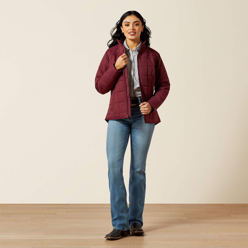 Ariat Womens Crius Jacket Concealed Carry Wine