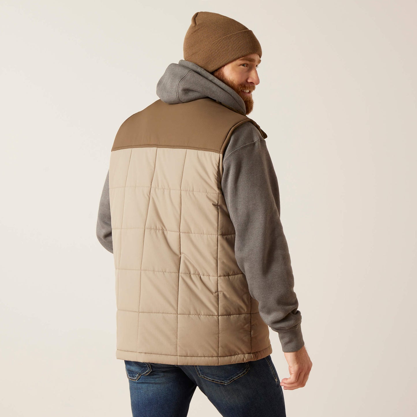 Ariat Crius Insulated Vest Brindle Brown
