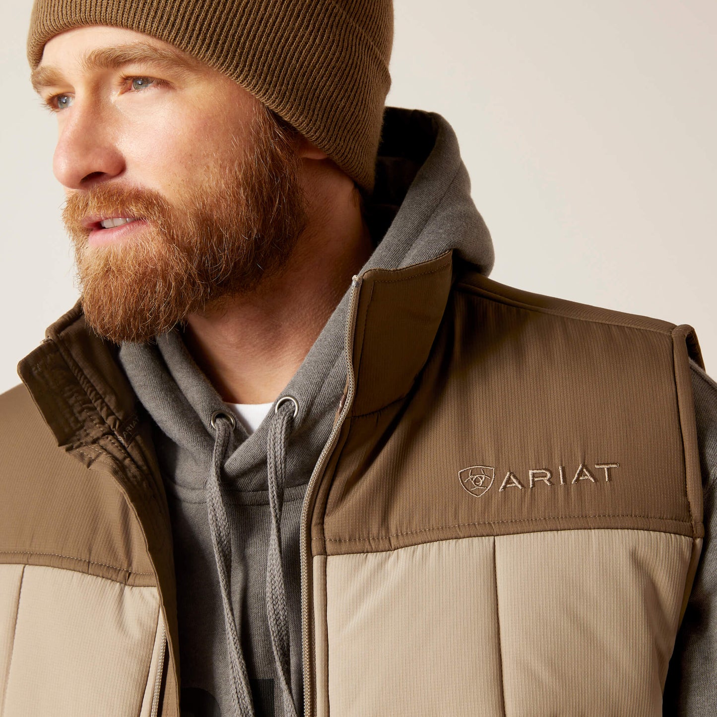 Ariat Crius Insulated Vest Brindle Brown