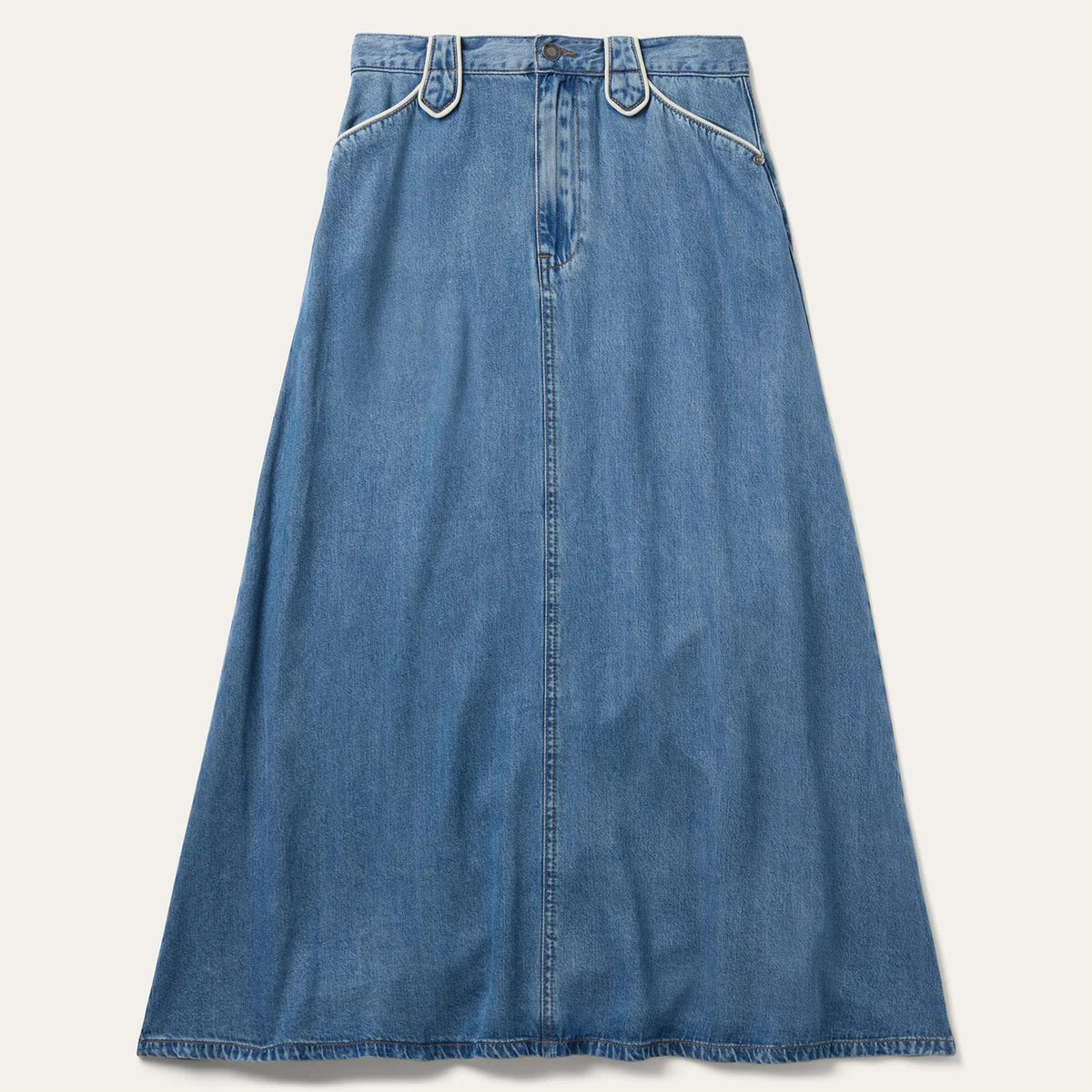 Stetson A-Line Retro Denim Skirt - Petticoat Junction