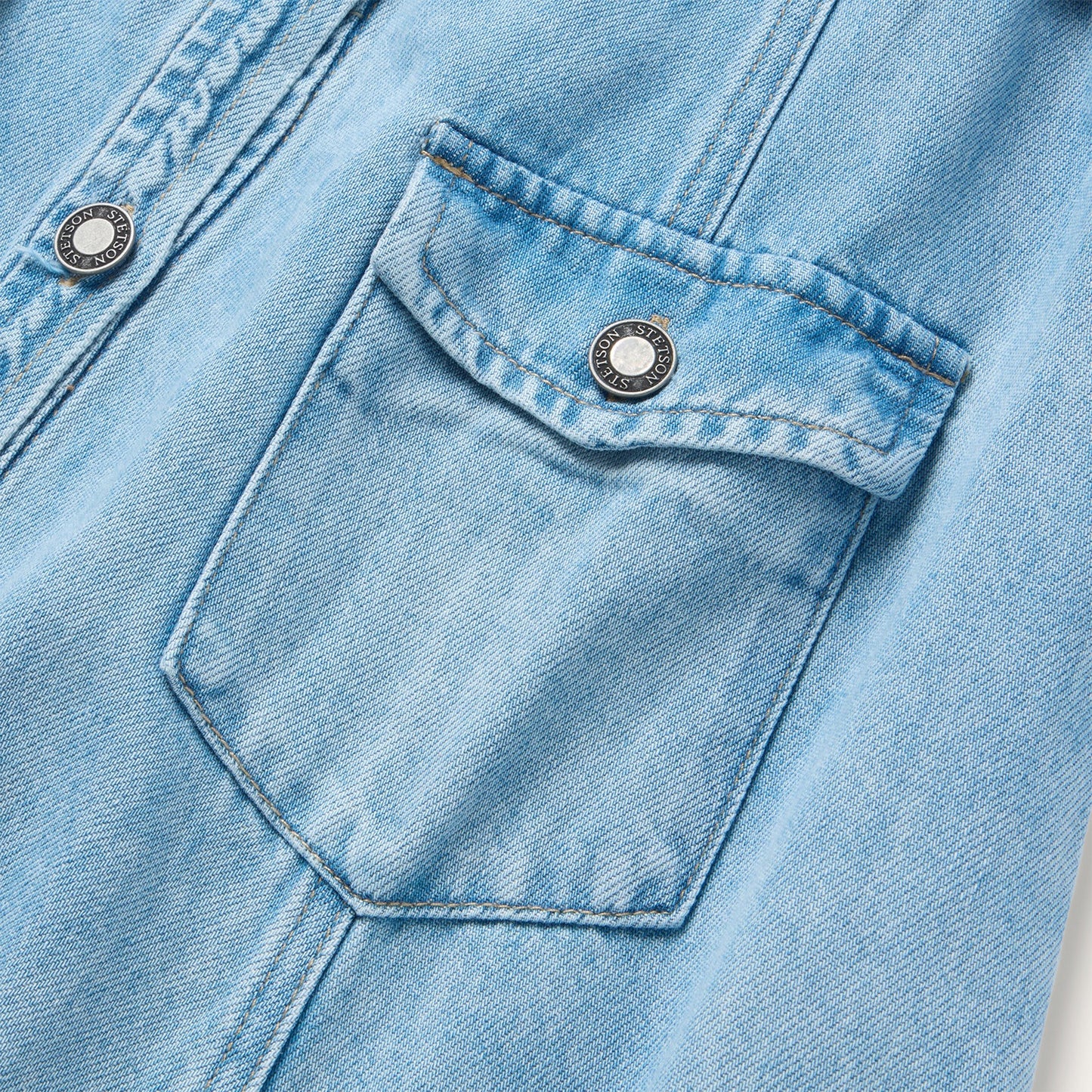 Stetson Denim Front Button Dress - Petticoat Junction