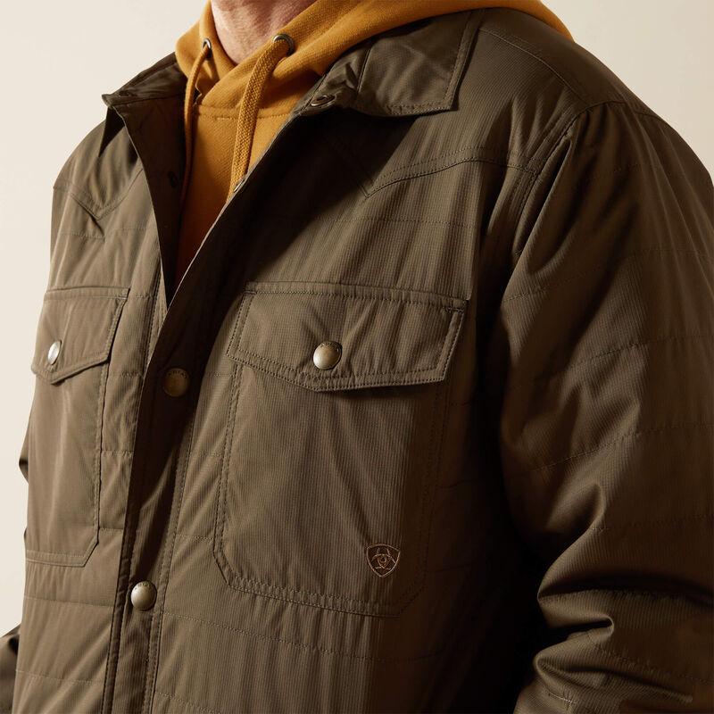 Ariat Quilted Shirt Jacket Dk Olive
