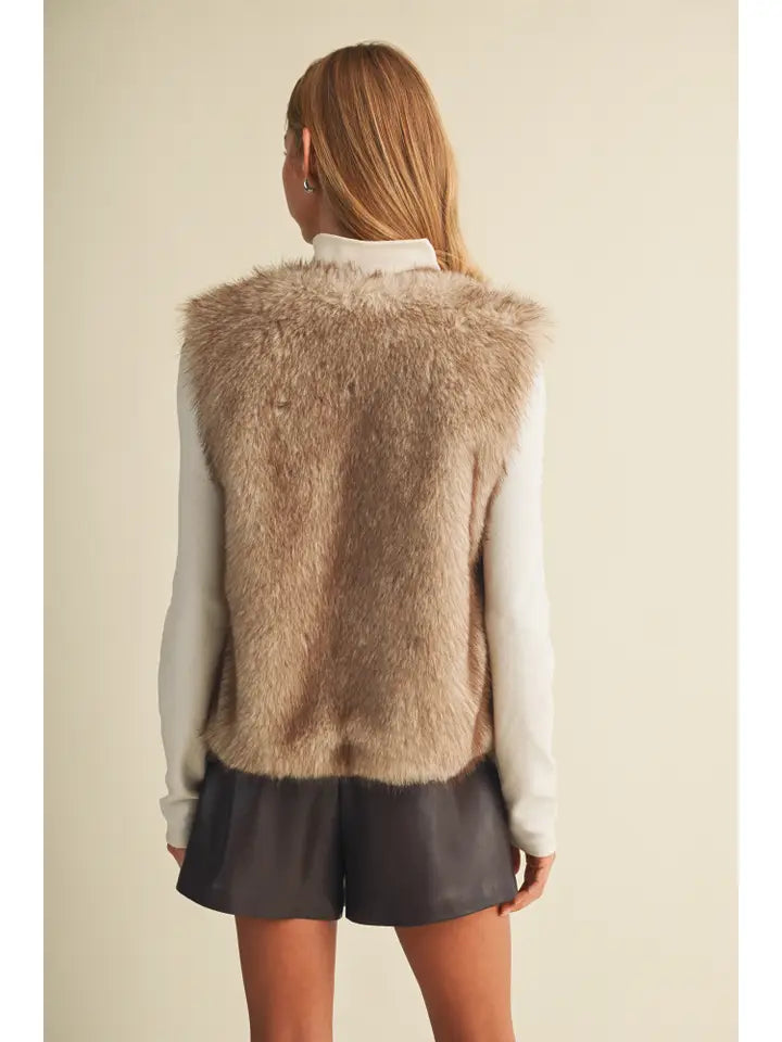 Mustard Seed Fur Vest