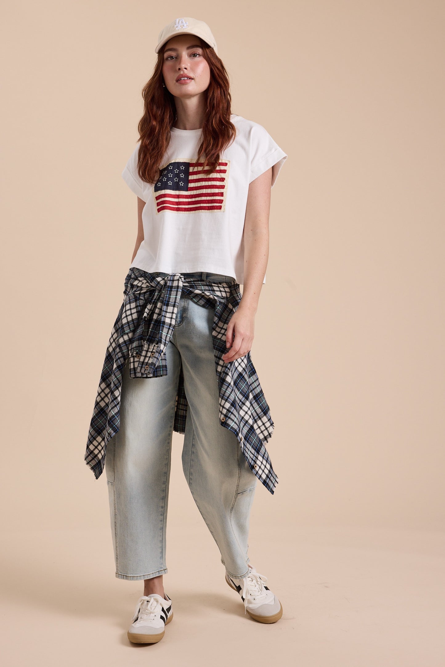 Miou Muse Cotton Flag Tee