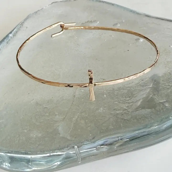 BBJ Gold Cross Cuff