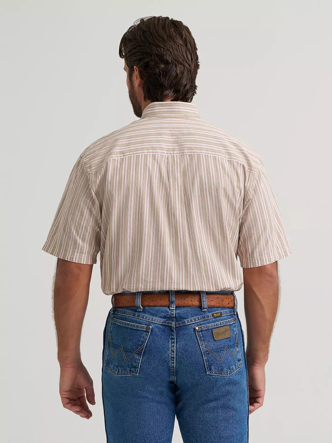Wrangler George Strait Sand Stripe Shirt