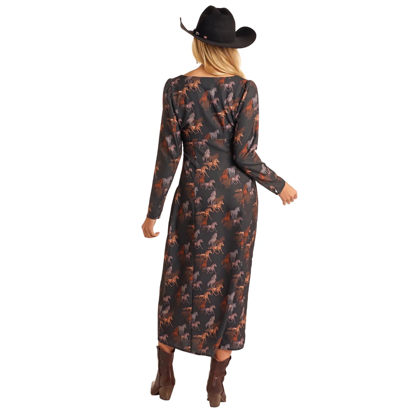 Rock&Roll Horse Print Dress