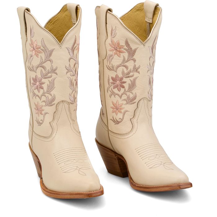 Tony Lama Katie 11" Ivory Boot