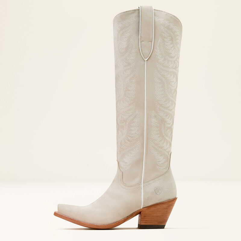 Ariat Laramie Strtchfit Oyster Suede Boot
