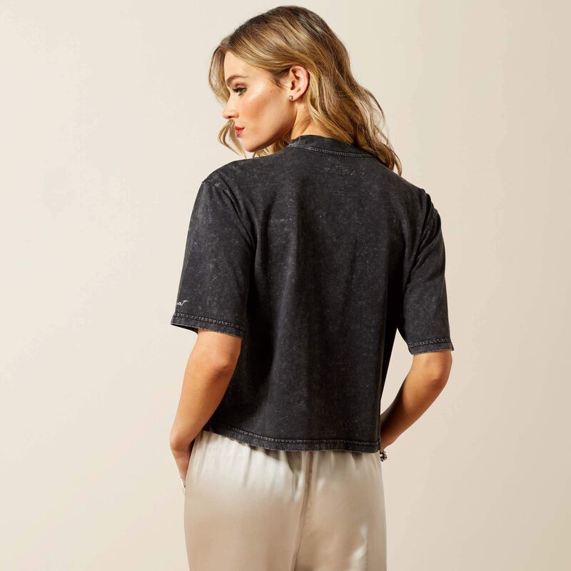 Ariat Pearl Cowgirl Black Tee