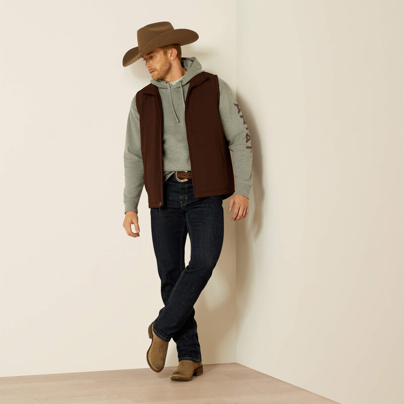 Ariat Pioneer Stretchshell Vest Cafe Brown