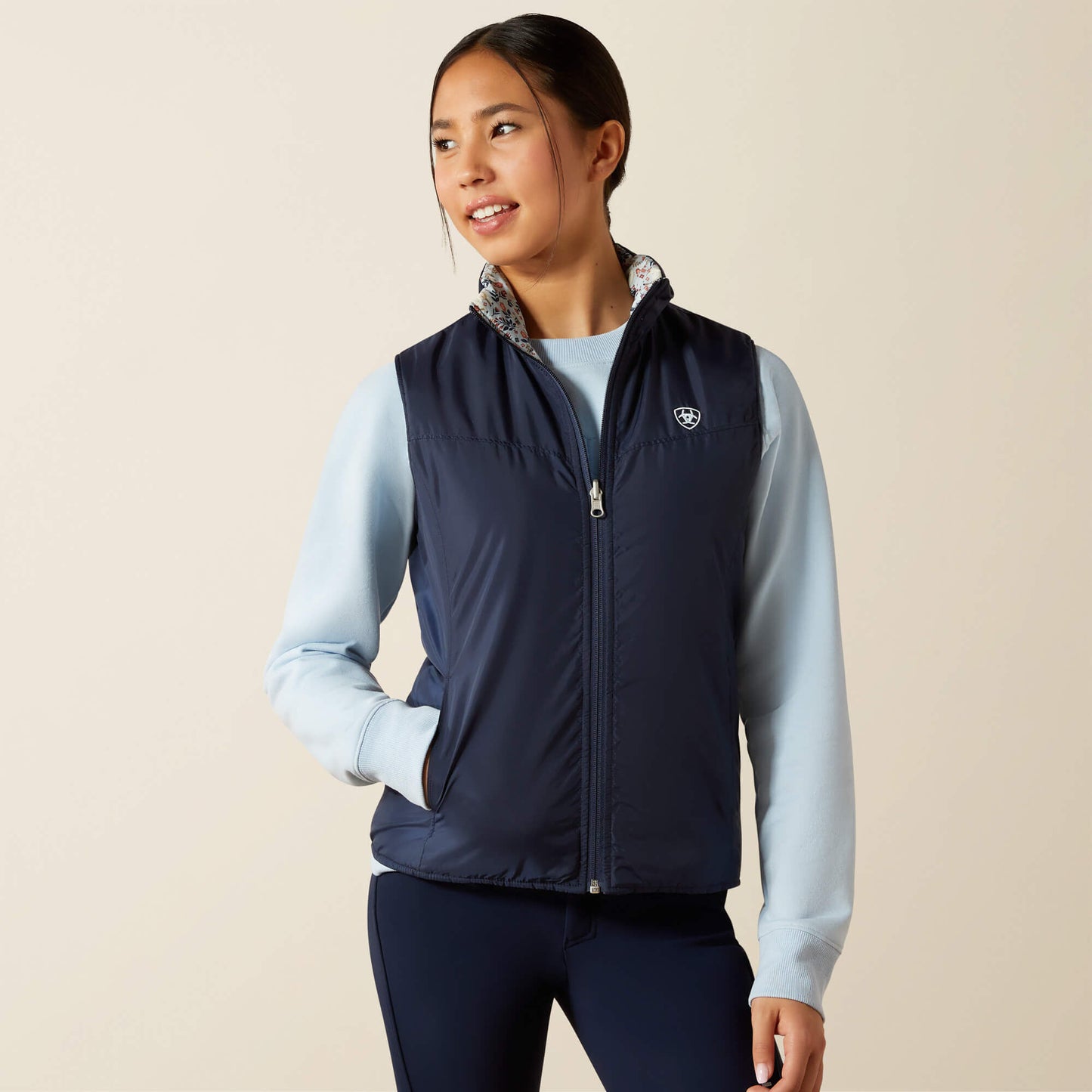 Ariat Girls Posey Pony Reversible Vest