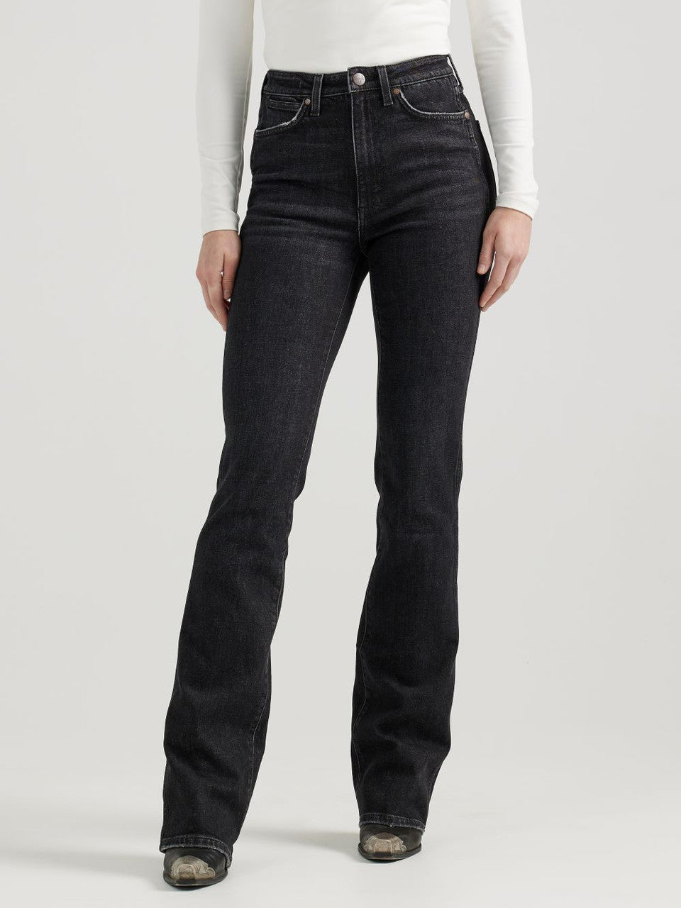 Wrangler Retro Black Rachel HR Bootcut