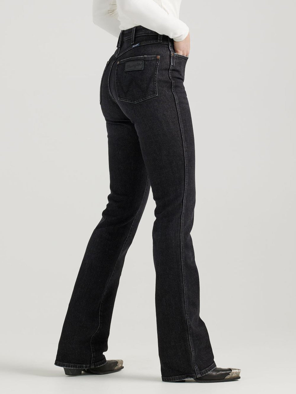 Wrangler Retro Black Rachel HR Bootcut