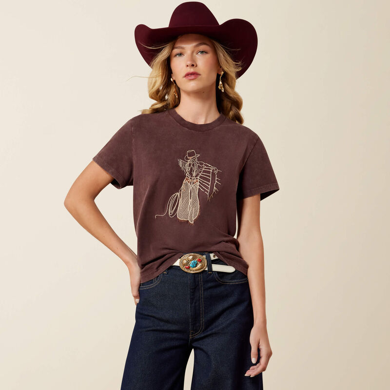 Ariat Rebel With A Cause T-Shirt - Petticoat Junction