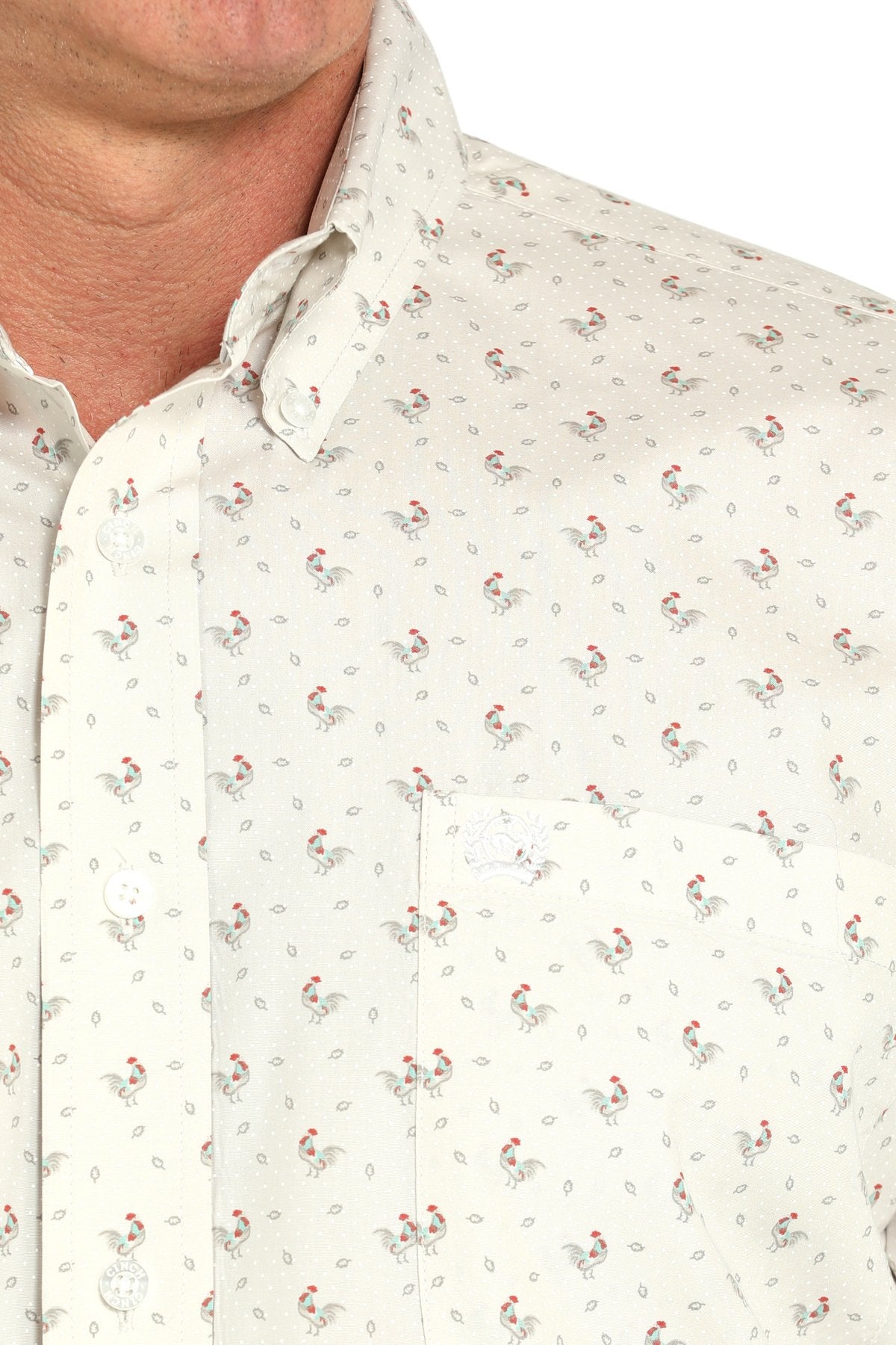Cinch Rooster Button Down Shirt