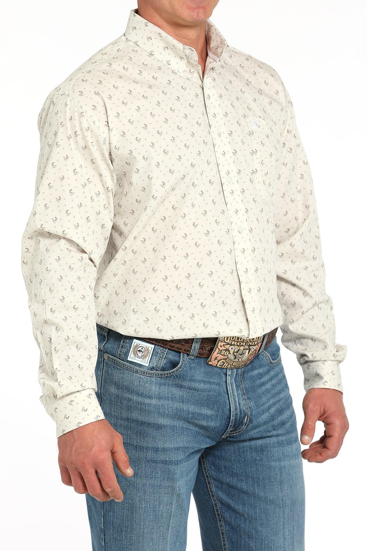 Cinch Rooster Button Down Shirt