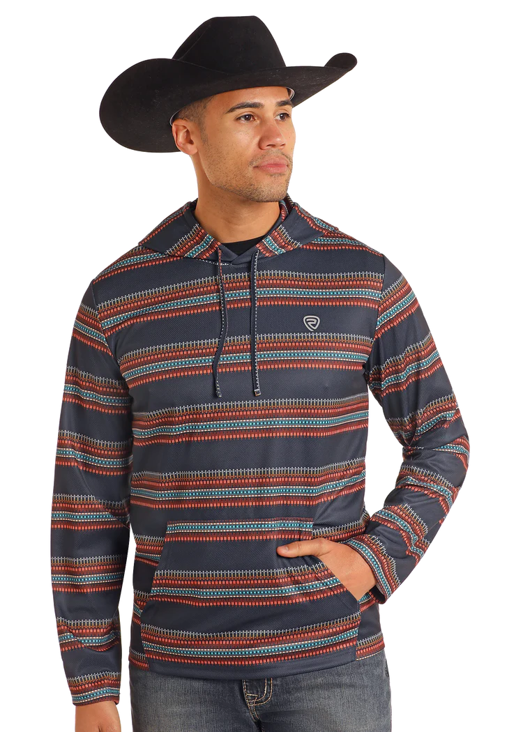 Rock&Roll Multi Striped Hoodie